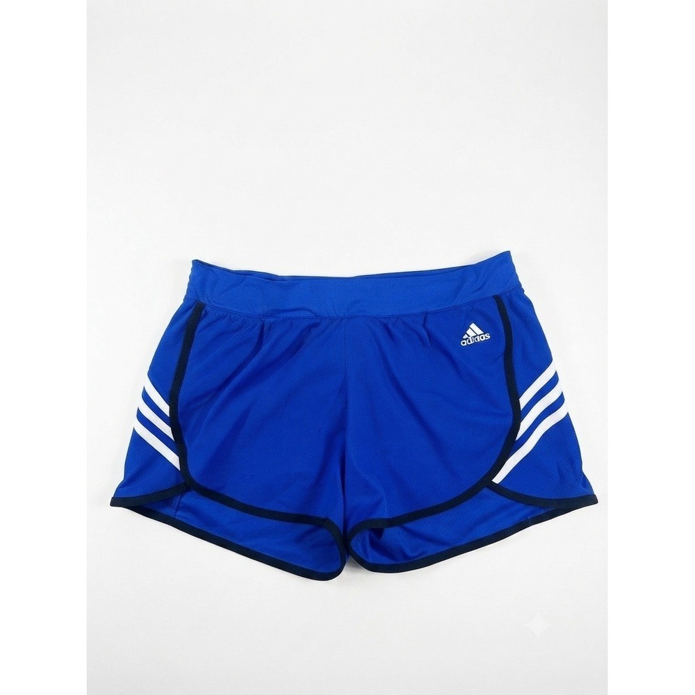 Adidas Women's Blue Climalite Athletic Running Shorts Size Medium